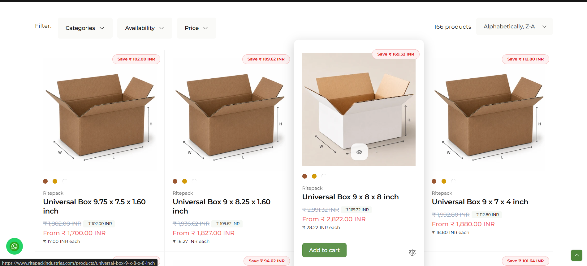 Ritepack Products